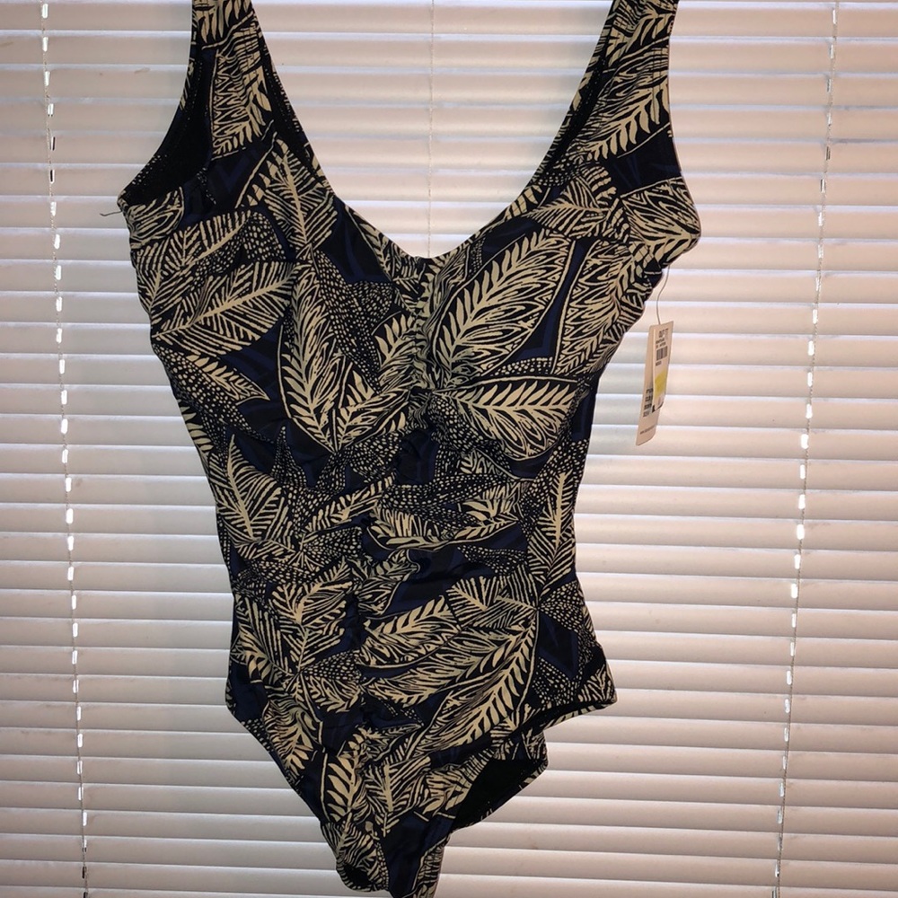 BNWT Island Pearls Navy bathing suit